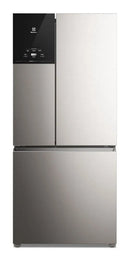 Geladeira Electrolux Frost Free Inverter 590L AutoSense 3 Portas Cor Inox Look IM8S