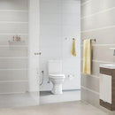 Kit Bacia Celite Com Caixa Acoplada Completo Like Branco