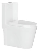Vaso Sanitário Monobloco Caixa Acoplada Completo - Privada Cor Branco - VAB0002