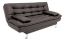 Sofá-cama 3 Lugares Casal Premium Café Mobly