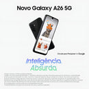 Celular Samsung Galaxy A26 5g 256gb, 8gb Ram, Câmera De 50mp, Ip67, Tela Super Amoled 6.7 , Nfc - Preto