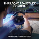 Volante gamer Logitech Driving Force G920 cor preto
