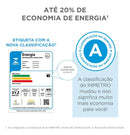 Geladeira com freezer inverter Midea Frost Free Duplex MDRT533EVD461 con capacidad de 394L inox