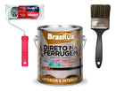 Tinta Esmalte Direto Na Ferrugem Resistente 3,6l Brasilux Co