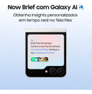 Samsung Galaxy Z Flip7 FE 128GB 8GB RAM Tela 6,7" AI Preto