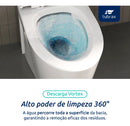 Vaso Sanitário Monobloco Caixa Acoplada Completo - Privada Cor Branco - VAB0002