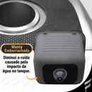 Tanque Lavanderia Monobloco 50x45cm Aço Inox Escovado Acetinado de Encaixe Embutir ou Sobrepor 30 Litros Completo Com Válvula e Sifão Premium - SOFTINOX