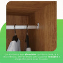 Guarda-roupa Casal 6 Portas 2 Gavetas França Wt