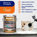 Tinta Esmalte Direto Na Ferrugem Resistente 3,6l Brasilux Co