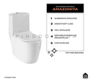 Vaso Sanitário Monobloco Amazonita Branco Pingoo Casa