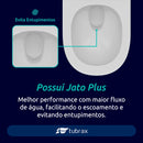 Vaso Sanitário Monobloco Caixa Acoplada Completo Privada Cor Branco Tubrax - VAB0003