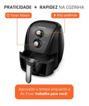 Fritadeira sem óleo air fryer 4L Mondial 1500W AFN-40-BFT