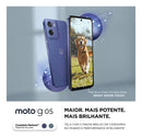 Smartphone Motorola Moto g05 - 128GB 12GB (4GB RAM + 8GB Ram Boost) e Camera 50MP com AI Bateria de 5200 mAh Tela 6.7" com Superbrilho - Cinza