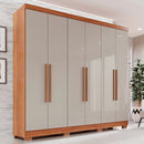 Guarda-roupa Casal 6 Portas 2 Gavetas França Wt