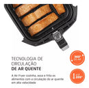 Fritadeira sem óleo air fryer 4L Mondial 1500W AFN-40-BFT