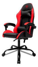 Cadeira de escritório TGT Heron TGT-HR gamer ergonômica vermelha com estofado de couro sintético