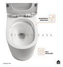 Vaso Sanitário Monobloco Amazonita Branco Pingoo Casa