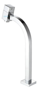 Torneira Banheiro Lavatorio Quadra Luxo Alta Dc-6605a Acabamento Cromado Cor Cinza