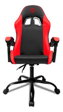 Cadeira de escritório TGT Heron TGT-HR gamer ergonômica vermelha com estofado de couro sintético