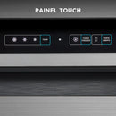 Geladeira com freezer inverter Midea Frost Free Duplex MDRT533EVD461 con capacidad de 394L inox