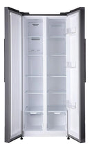 Geladeira Refrigerador HQ Frost Free Side By Side 460 Litros Cinza HQ-460SBSFF