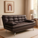 Sofá-cama 3 Lugares Casal Premium Café Mobly
